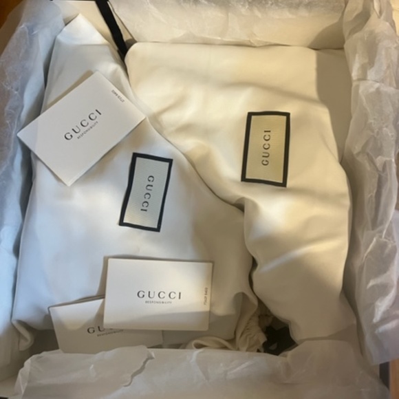 Gucci Dionysus black crystal embellished boots EU size 37.5 US 7.5 - Picture 7 of 9